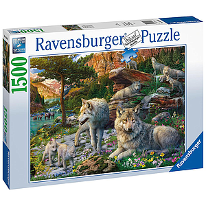 Ravensburger Puzzle 1500 pc Wolves in the Forest