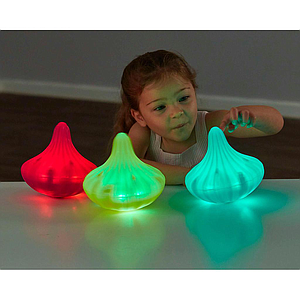 TTS Light Up Twist and Turn Spinning Tops