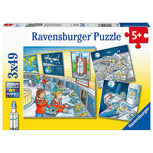 Ravensburger pusle 3x49 Astronaudid