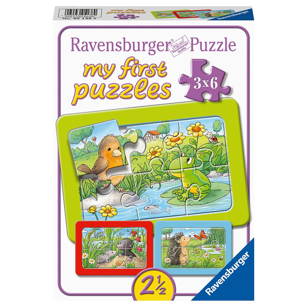 Ravensburger minu esimene pusle 3x6 tk