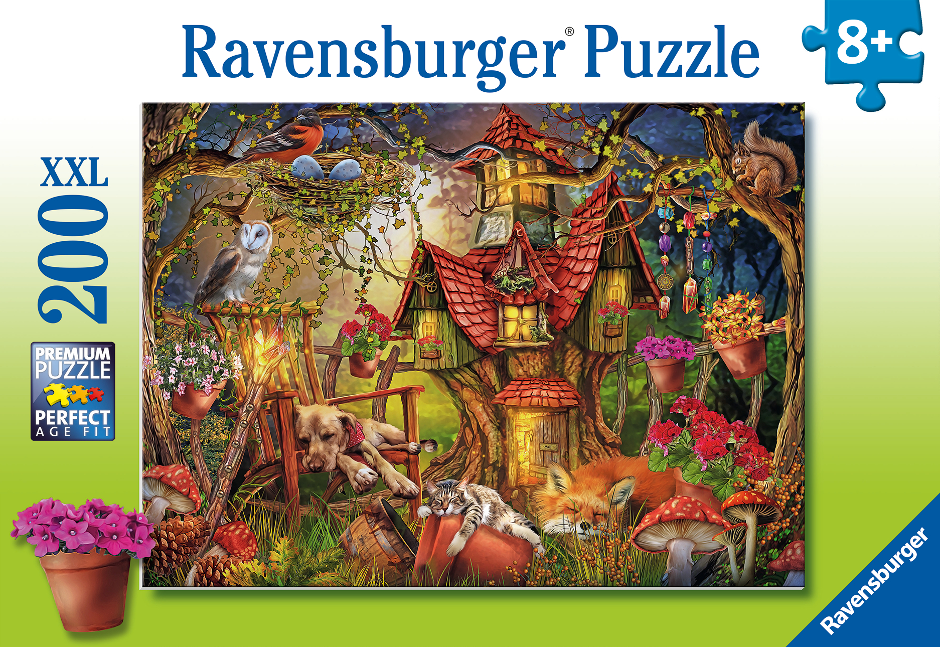 Ravensburger pusle 200 tk Metsamaja