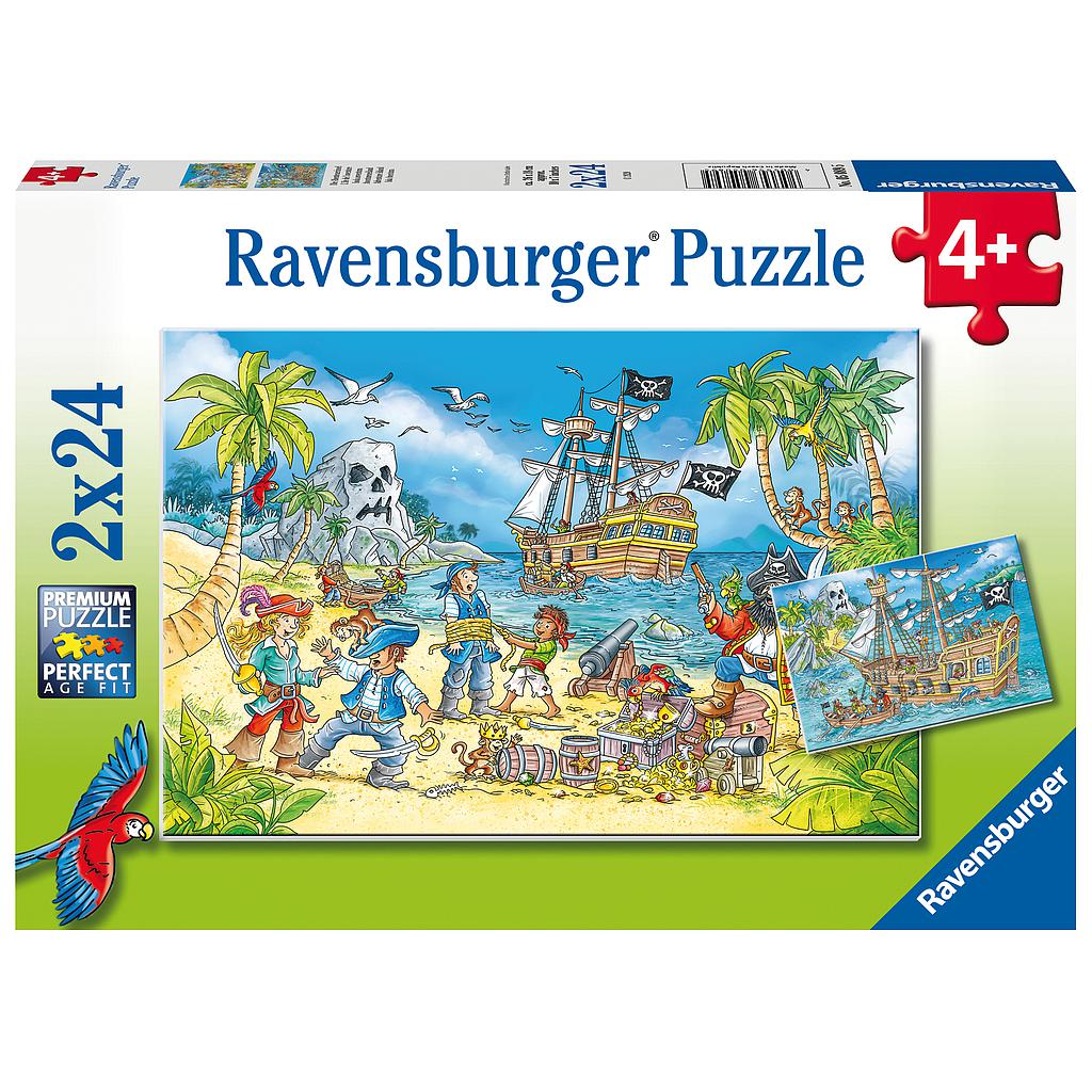 Ravensburger pusle 2x24 Piraadid