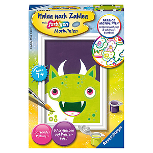 Ravensburger Painting by Numbers Naughty Monster