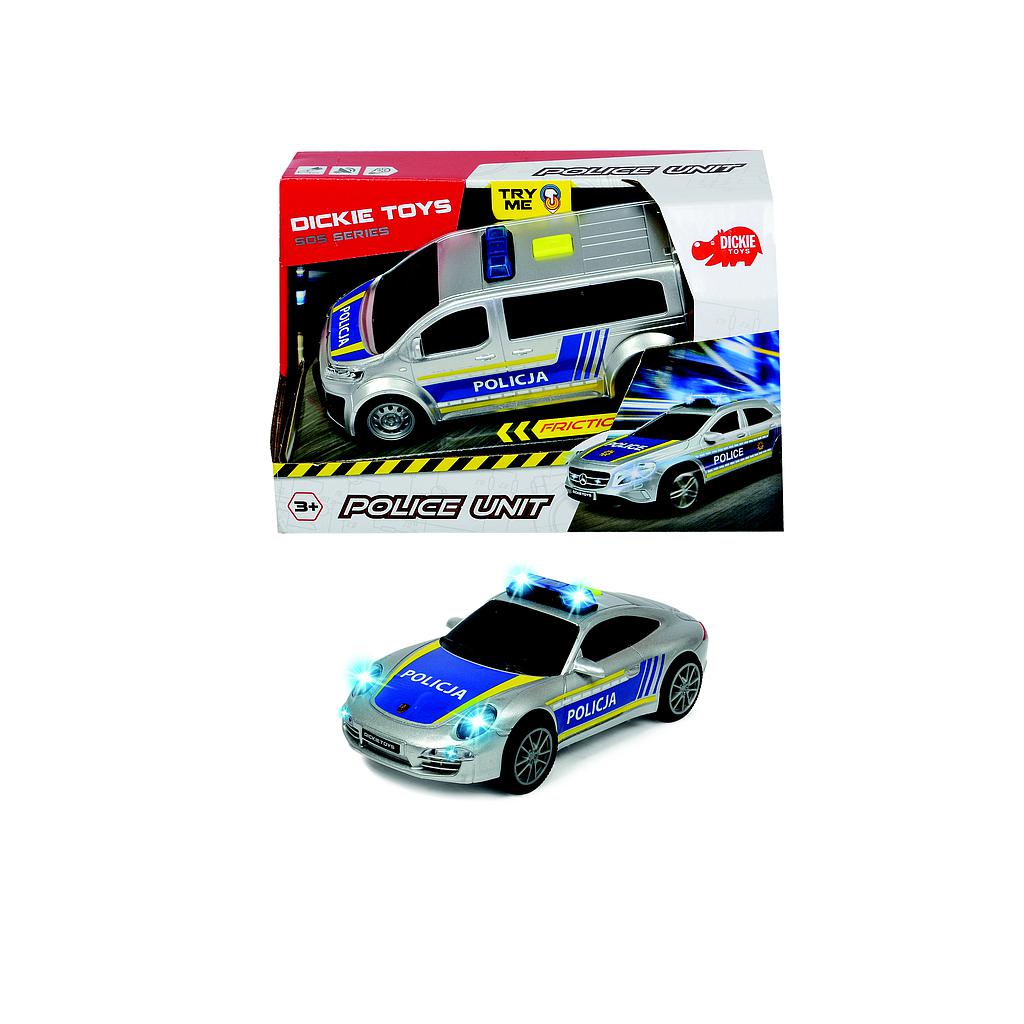 
Dickie Toys Police Unit 2 Different