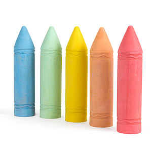 Large Chalks in a Pack 7 Pcs.