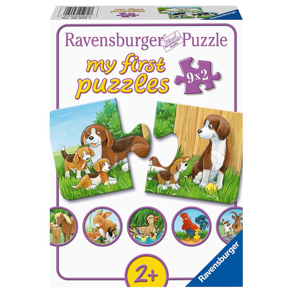 Ravensburger My First Puzzle 9x2 pc Farm Animals