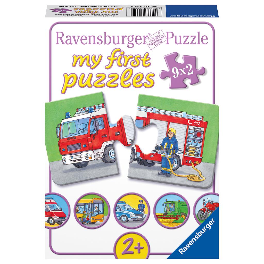 Ravensburger minu esimene pusle 9x2 tk