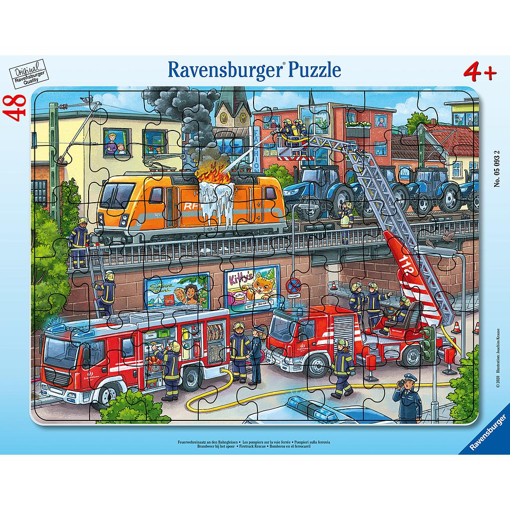 Ravensburger Frame Puzzle 48 pc Firefighting