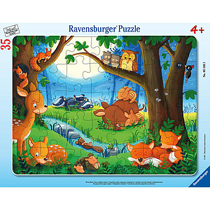 Ravensburger large plate puzzle 35 pcs Sleeping Animals