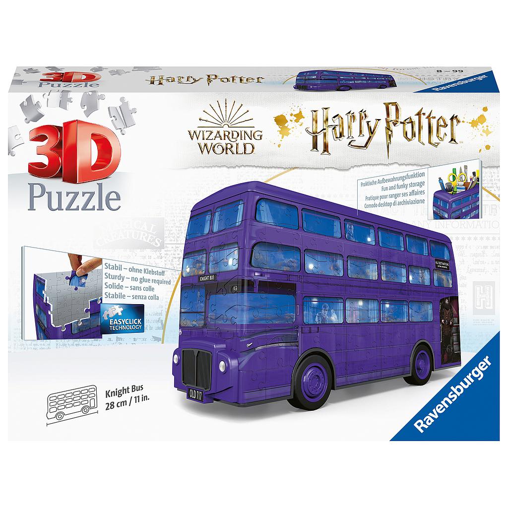 Ravensburger 3D pusle Harry Potter buss pliiatsit..