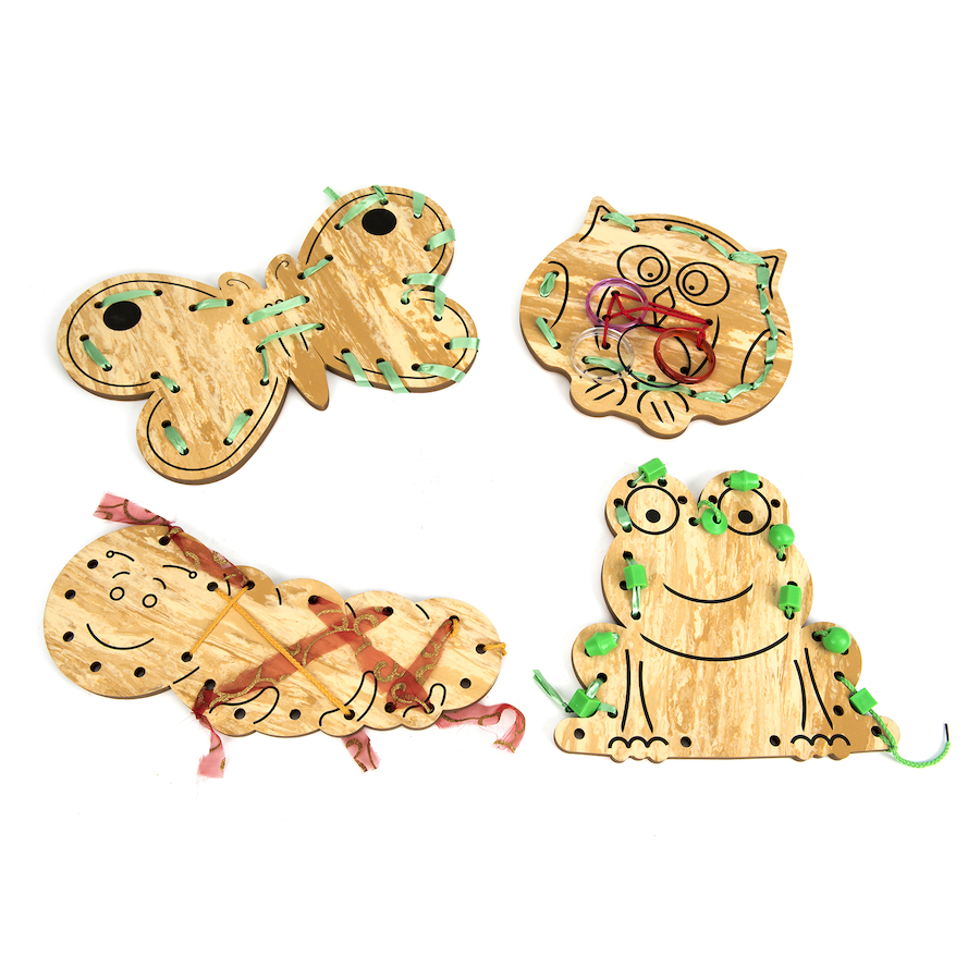 TTS Animal Design Foam Outdoor Lacing Boards