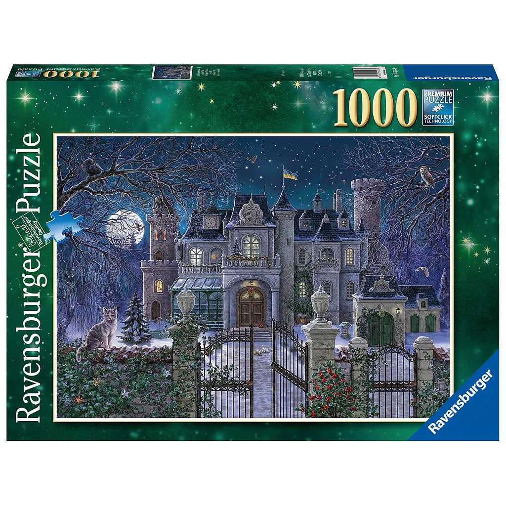 Ravensburger puzzle 1000 pc Snowy Mansion
