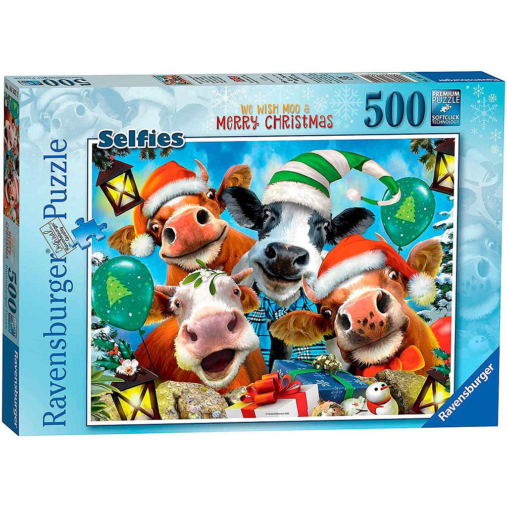 *Ravensburger pusle 500 tk Loomad Häid jõule