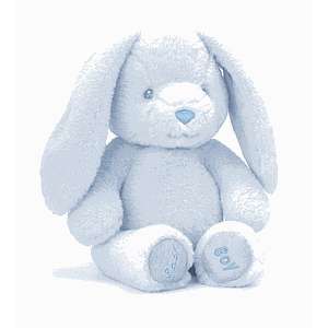 Keel Toys Eco Baby Rabbit Boy Blue 25 cm