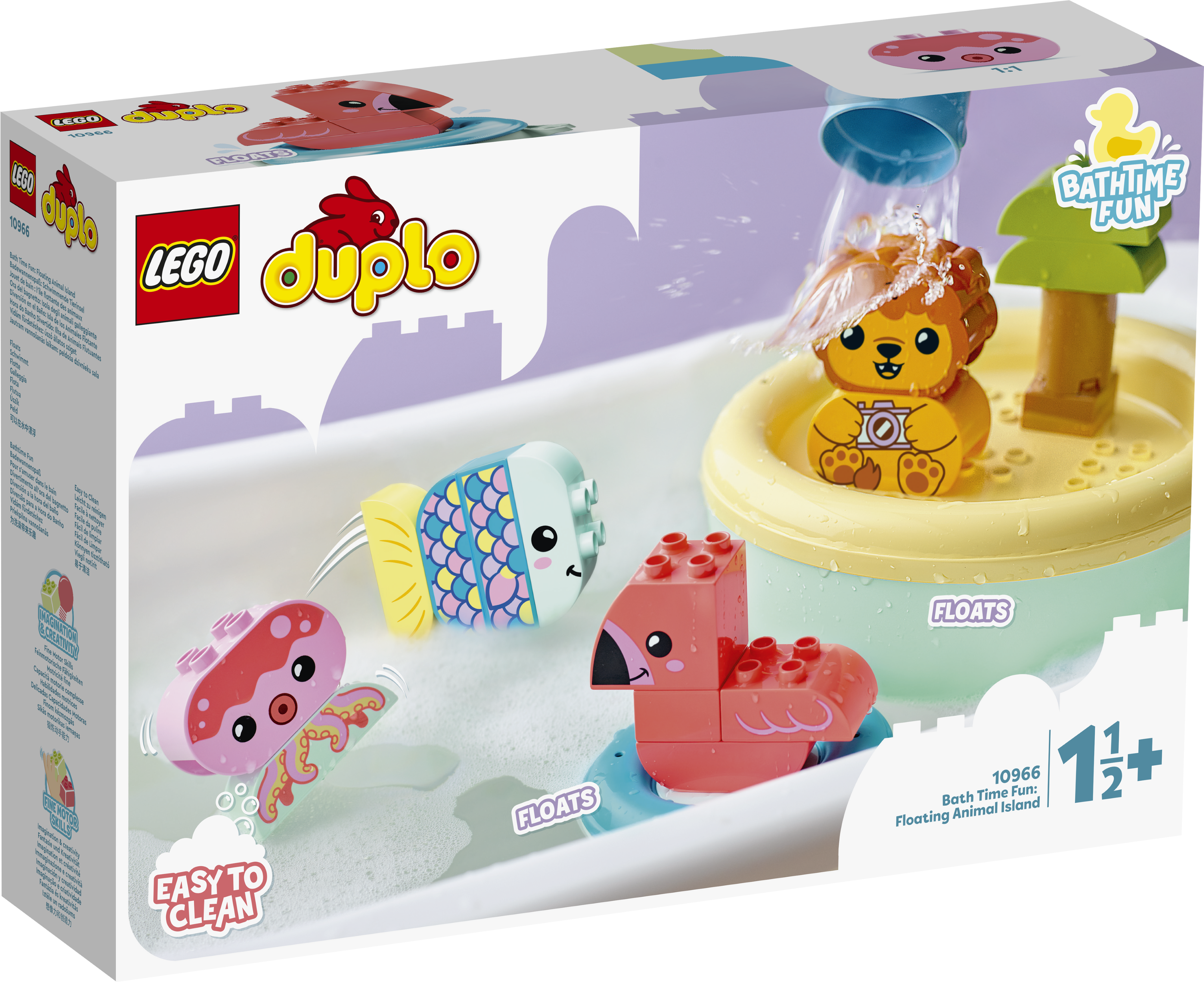 LEGO DUPLO vannimänguasi Ujuv loomade saar