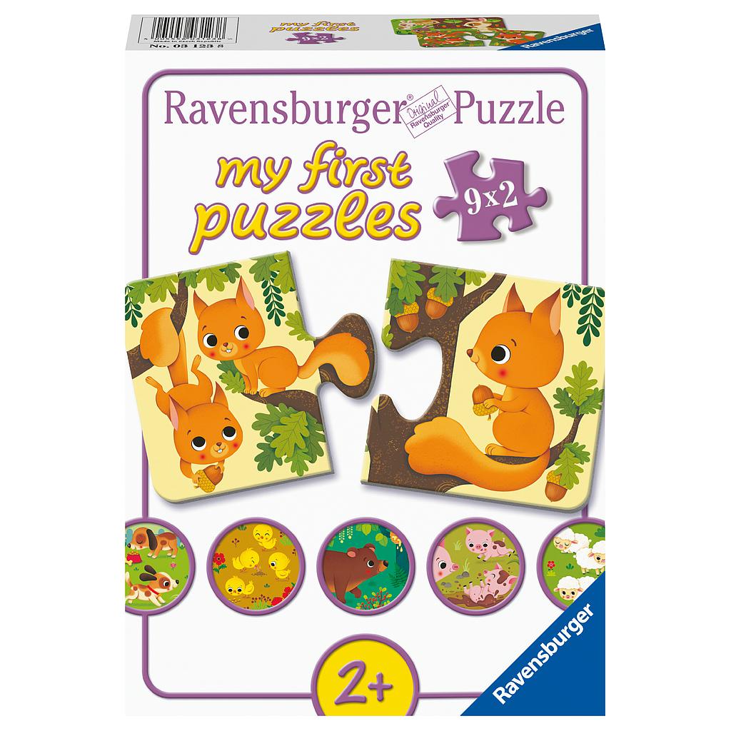 Ravensburger minu esimene pusle 9x2 tk