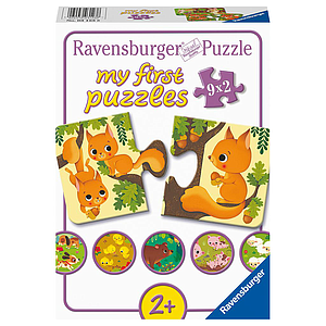 Ravensburger minu esimene pusle 9x2 tk Loomad