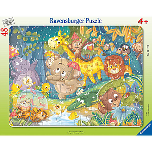 Ravensburger Large Frame puzzle 48 pc It's Raining