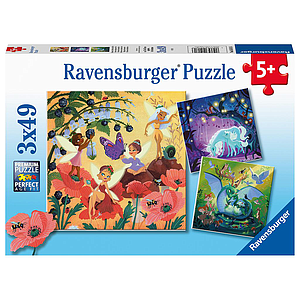 Ravensburger Puzzle 3x49 pc Magical Characters