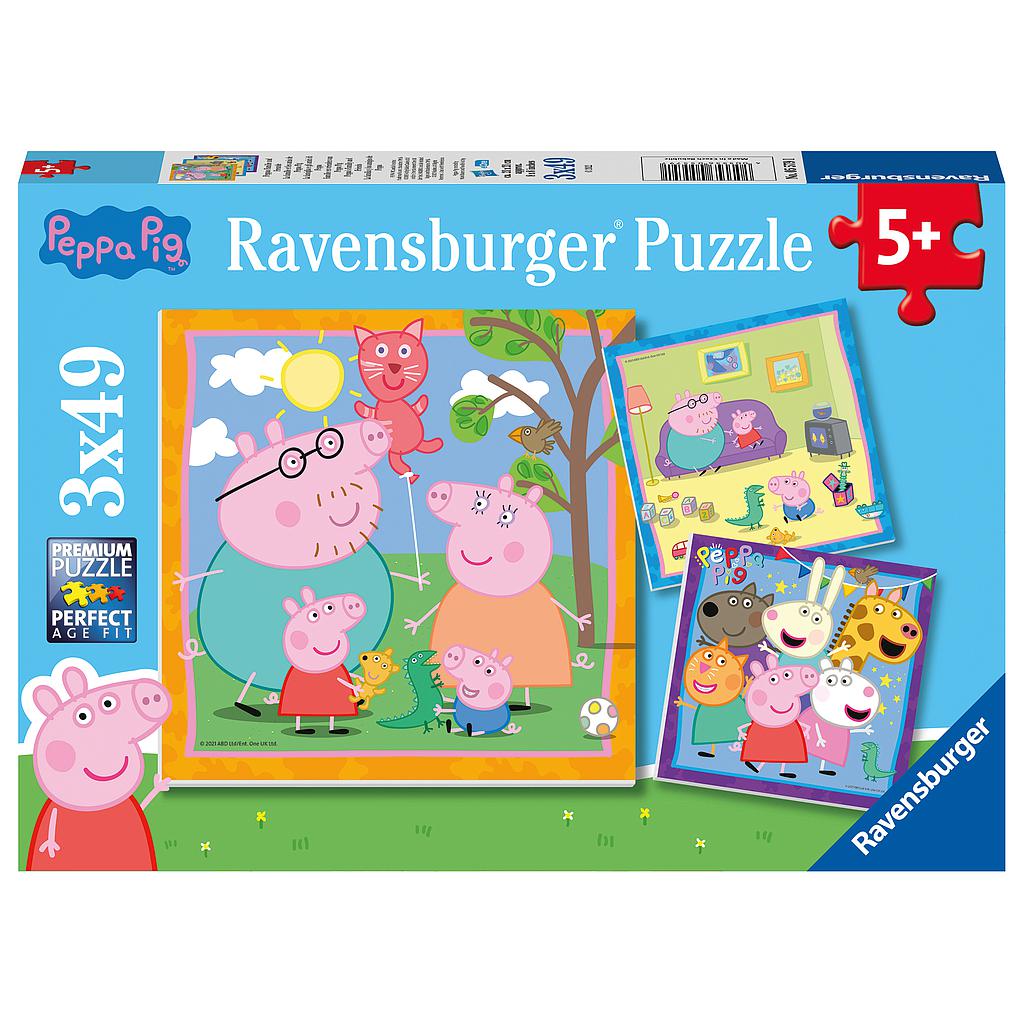 Ravensburger Puzzle 3x49 pc Peppa Pig