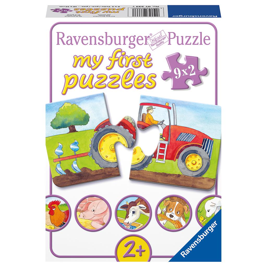 Ravensburger minu esimene pusle 9x2 tk