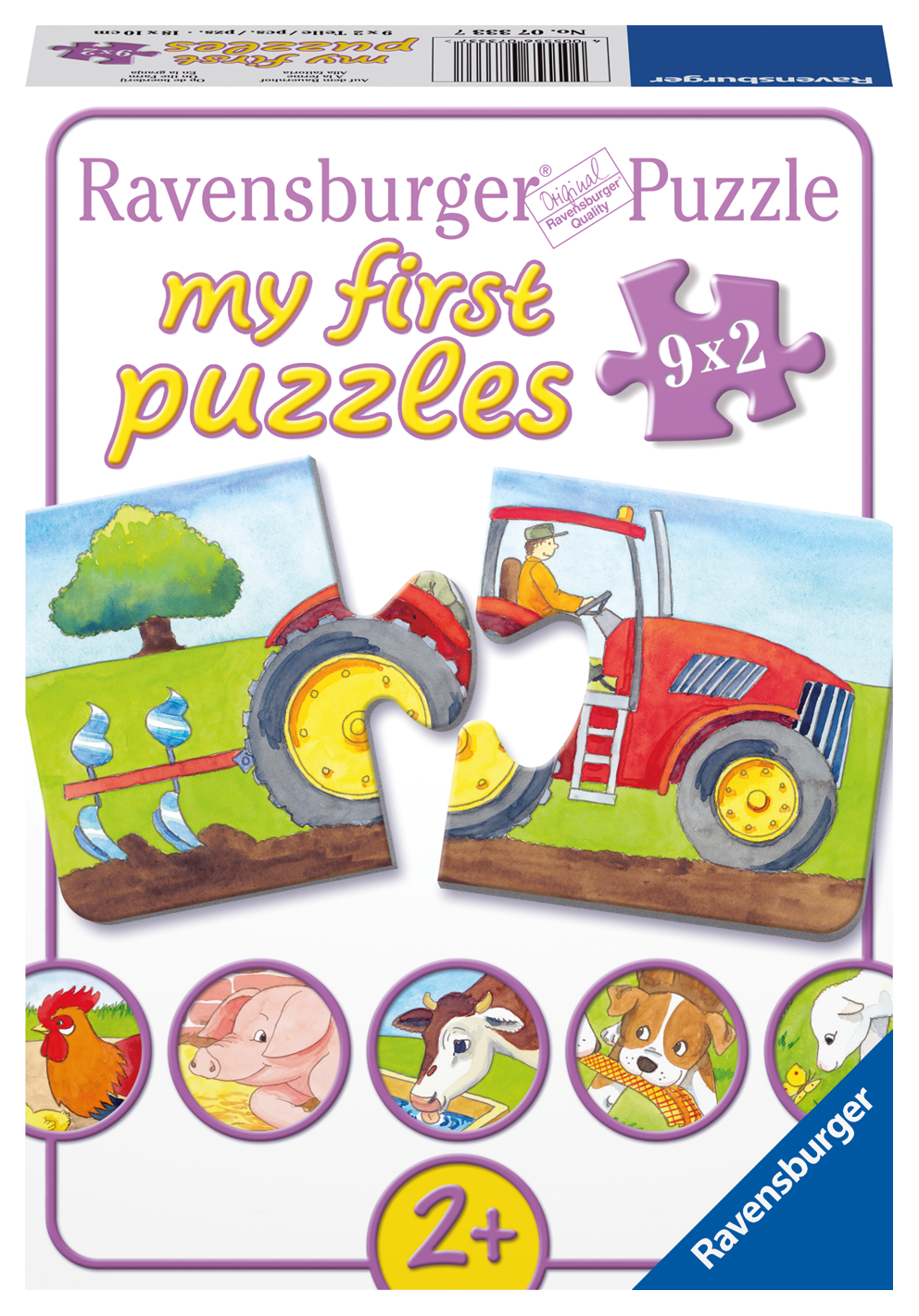 Ravensburger minu esimene pusle 9x2 tk Talu