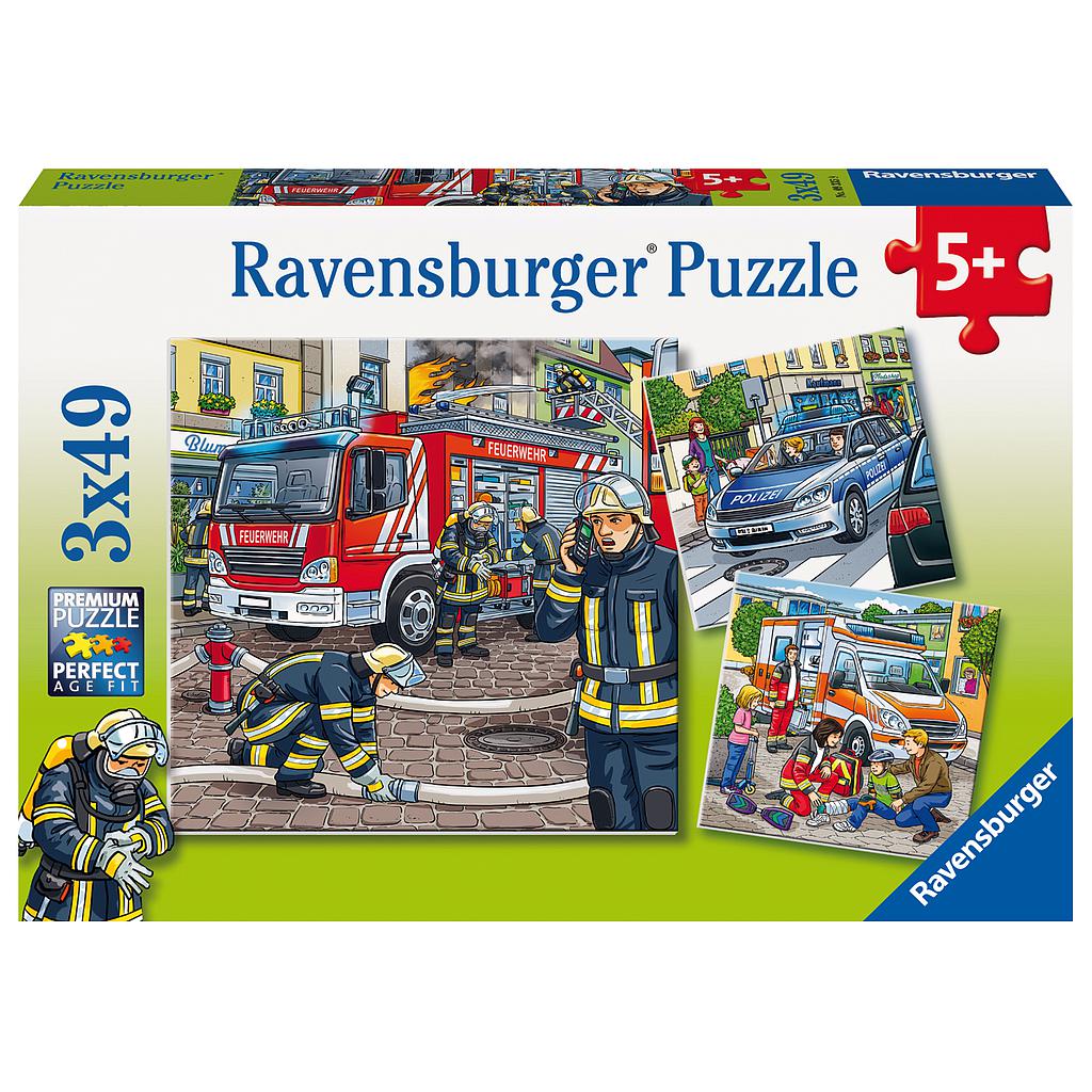 Ravensburger Puzzle 3x49 pc Rescue Service