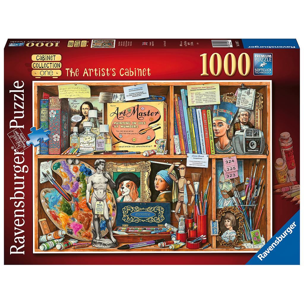 Ravensburger pusle 1000 tk Kunstniku kabinet