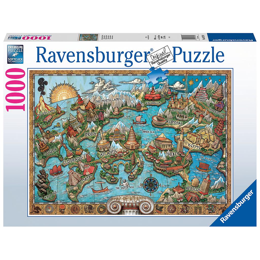 Ravensburger pusle 1000 tk Atlantis