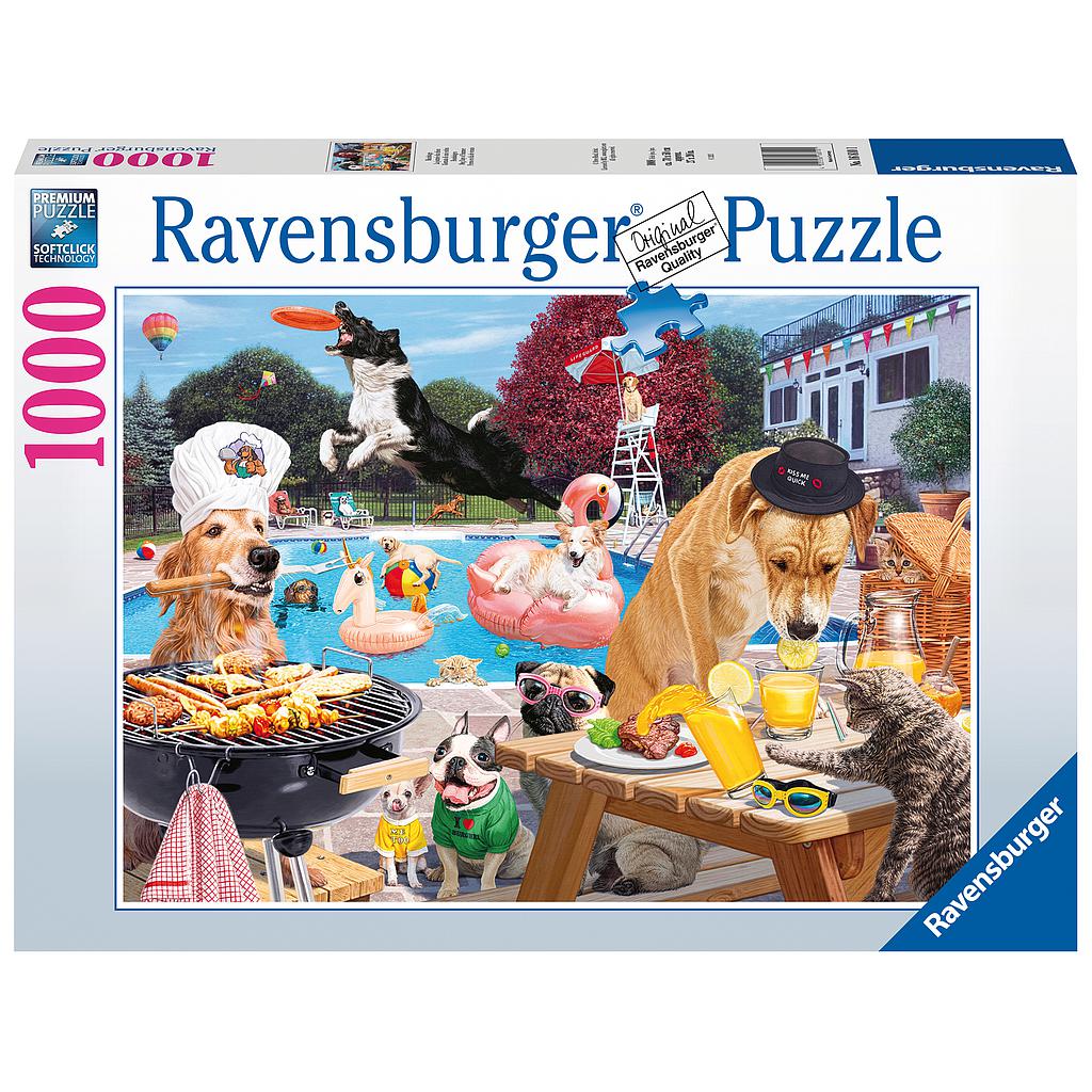 Ravensburger pusle 1000 tk Koerte suvepäev