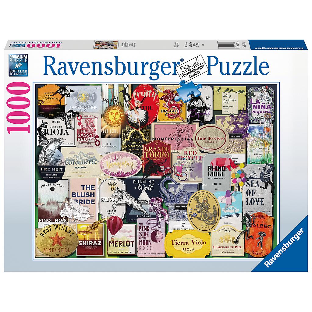 Ravensburger pusle 1000 tk Veinide sildid