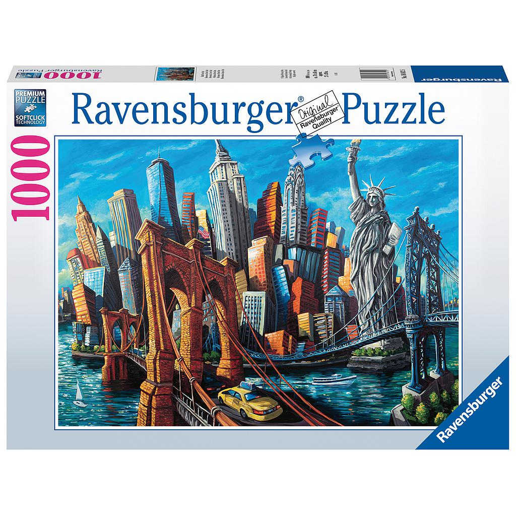 Ravensburger pusle 1000 tk New York