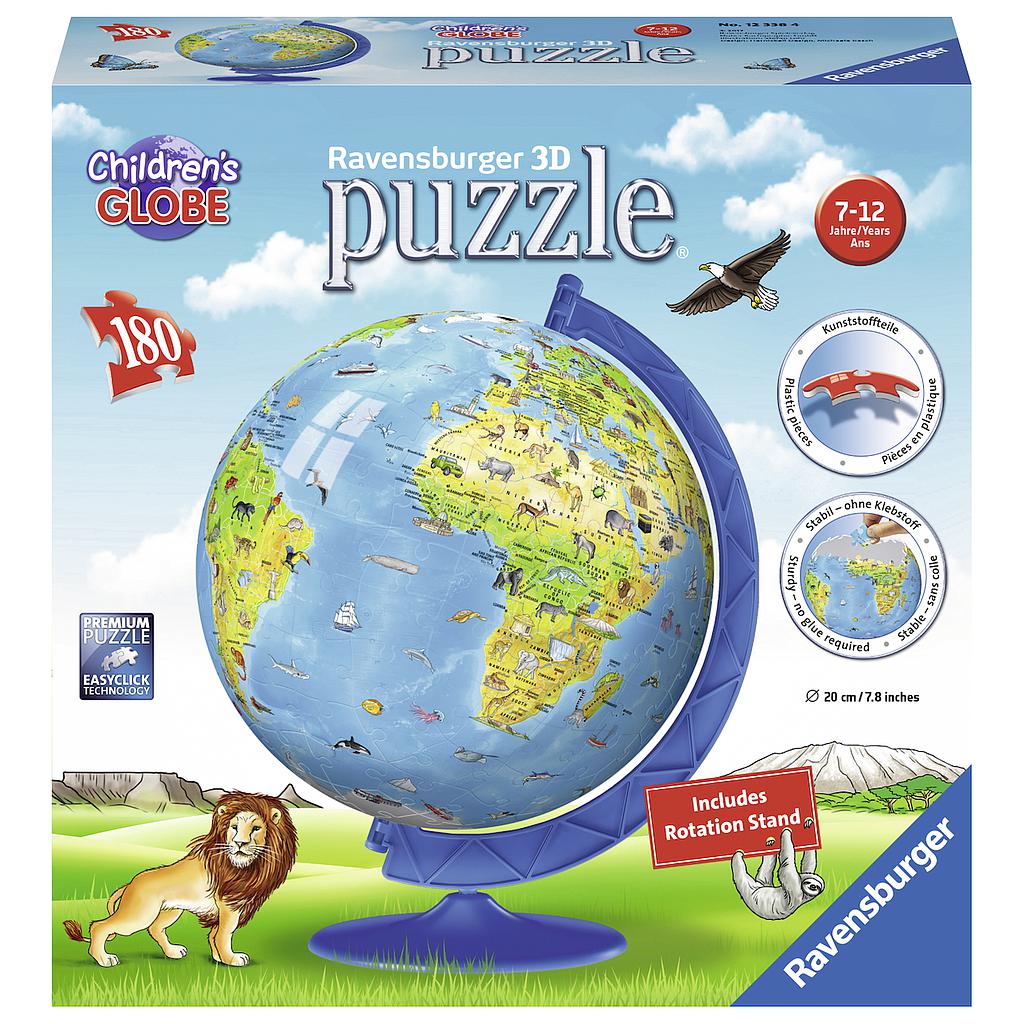 Ravensburger puslepall 180 tk Laste gloobus