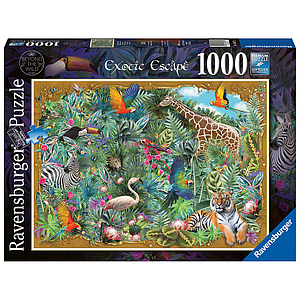 Ravensburger Puzzle 1000 pc Exotic Escape