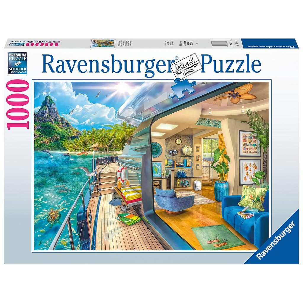 Ravensburger Puzzle 1000 pc Drive to a Tropical Island