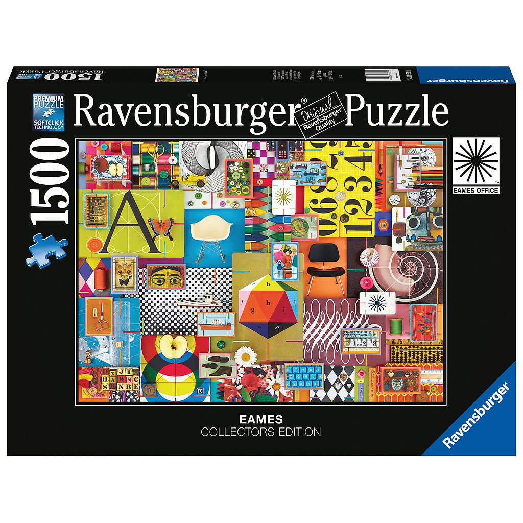 Ravensburger pusle 1500 tk. Kaardimaja