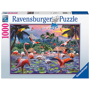 Ravensburger Puzzle 1000 pc Flamingo