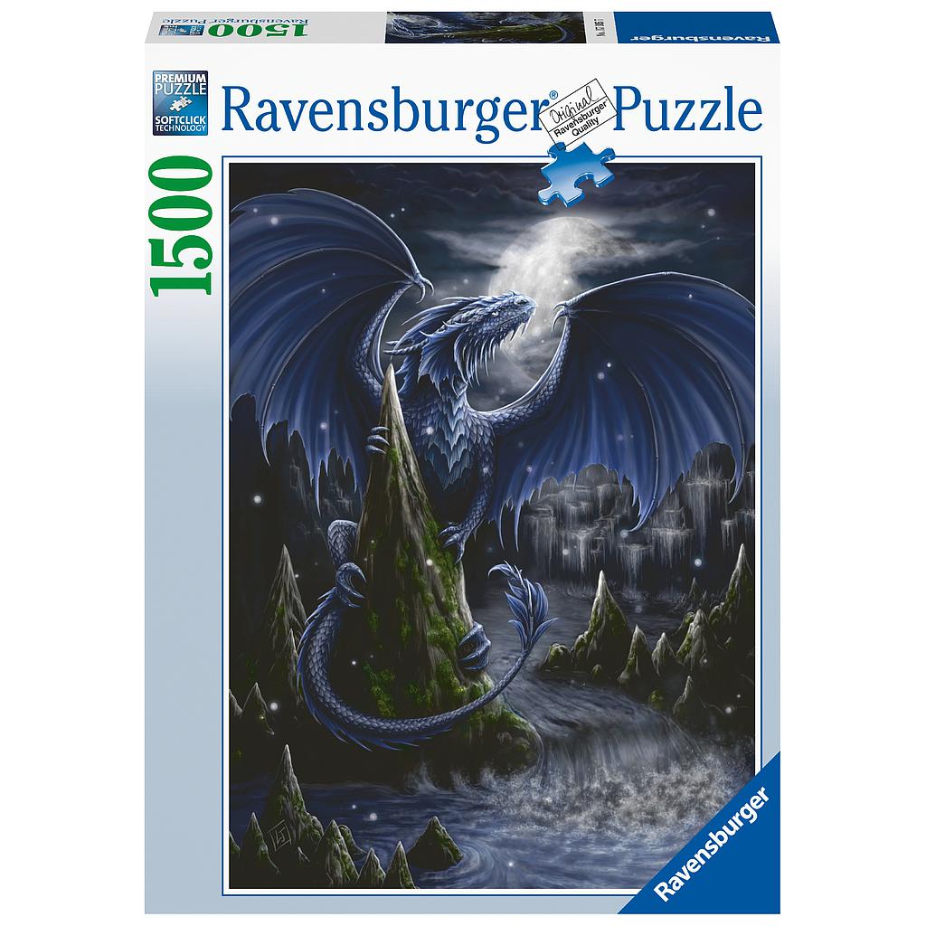 Ravensburger pusle 1500 tk. Must draakon