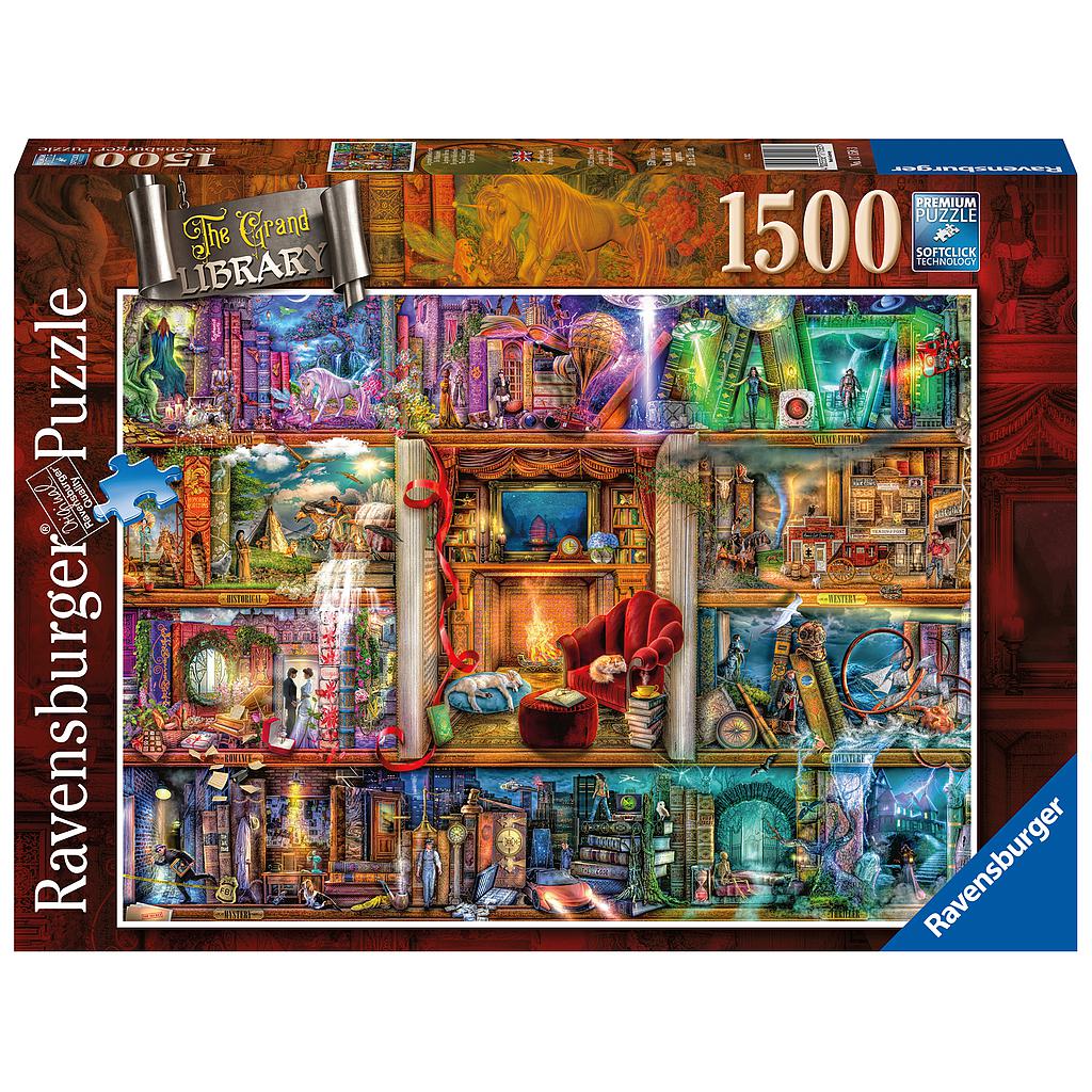 Ravensburger pusle 1500 tk. Suur raamatukogu