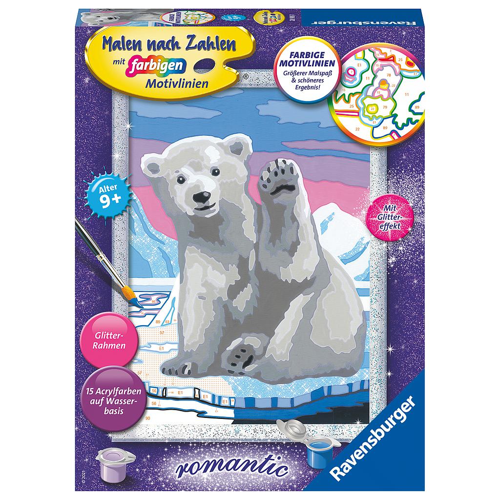 
Ravensburger Paint by Numbers Polarbear Greeting
