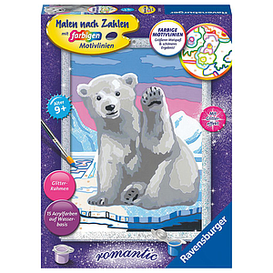 
Ravensburger Paint by Numbers Polarbear Greeting
