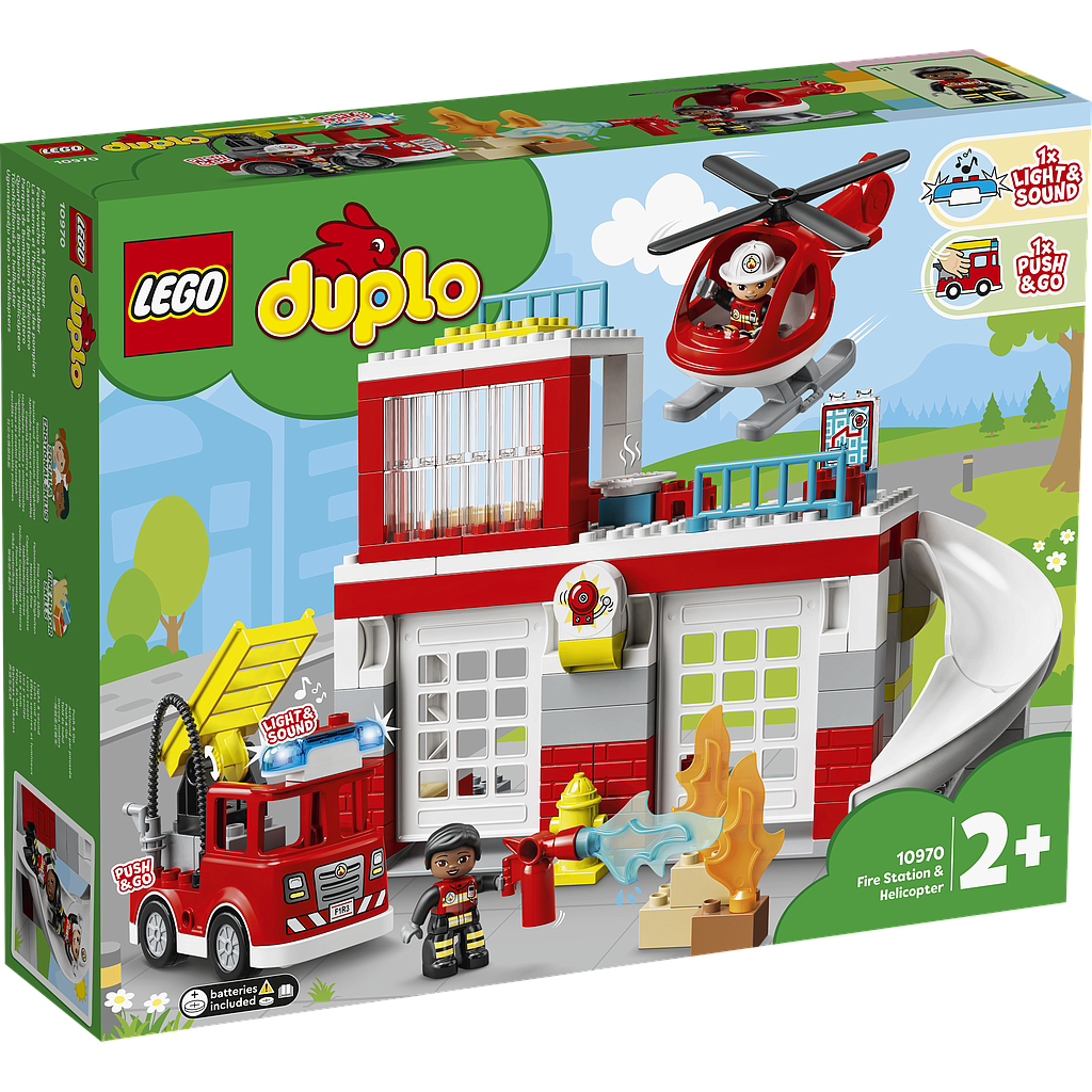 LEGO DUPLO Fire Station Helicopter Insplay