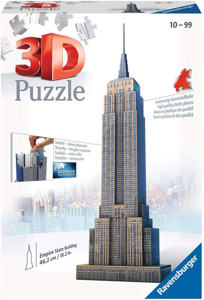 Ravensburger empire state building best sale 3d puzzle with lights
