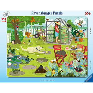 Ravensburger suur plaatpusle 12 tk Meie aed