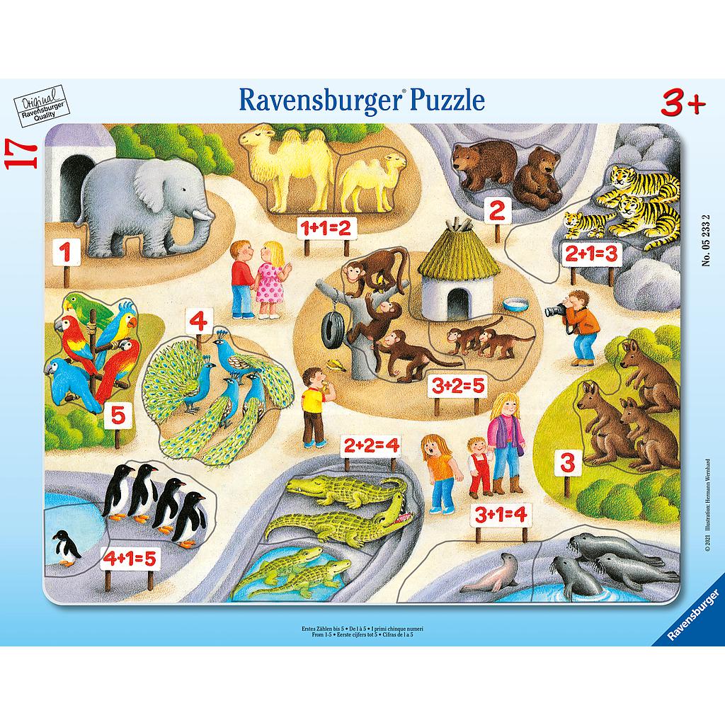 Ravensburger pusle suurplaatpusle 17 tk Lugemine 5..