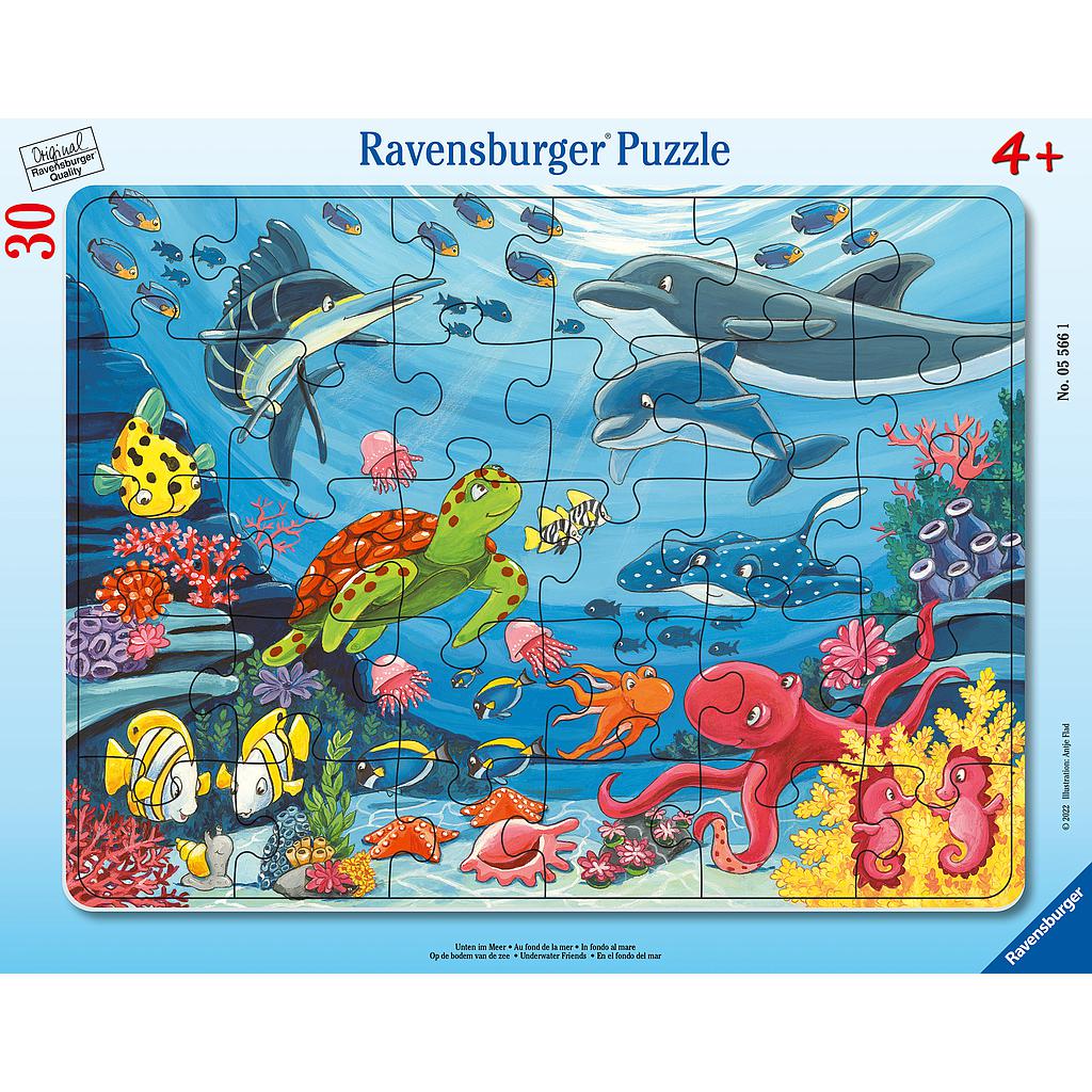 Ravensburger suur plaatpusle 30 tk Vee all