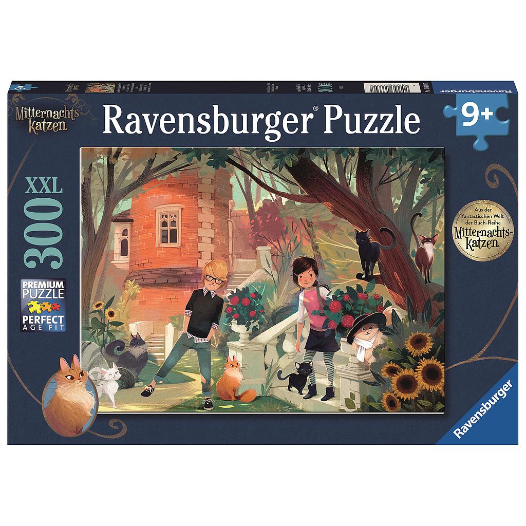 Ravensburger Puzzle 300pc Midnight Cats: Nova ja Henry