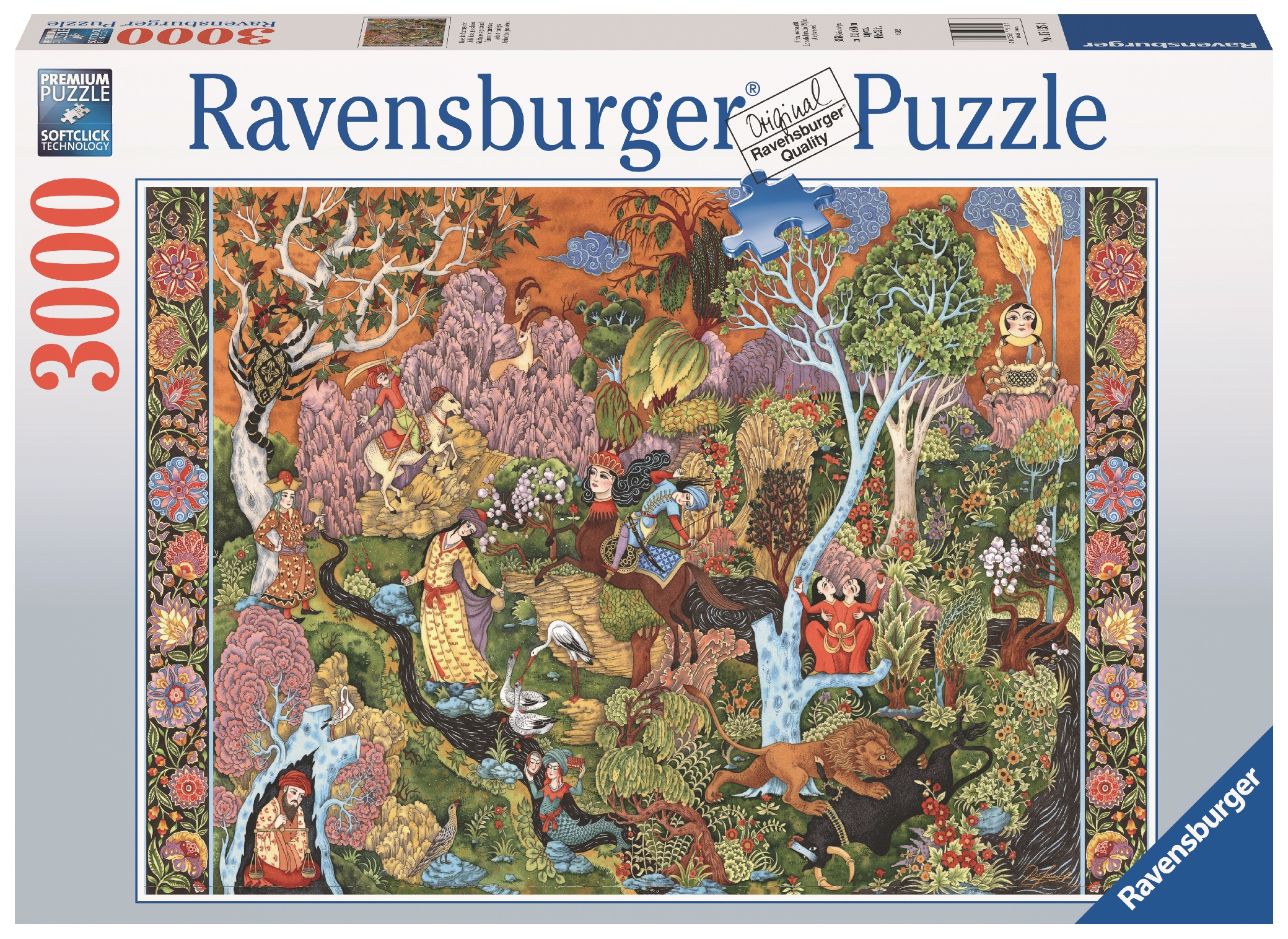 Ravensburger pusle 3000 tk Päiksemärkide aed
