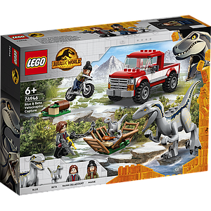 LEGO Jurassic World Blue &amp; Beta Velociraptor Capture