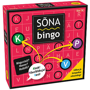 Tactic Board Game Word Bingo